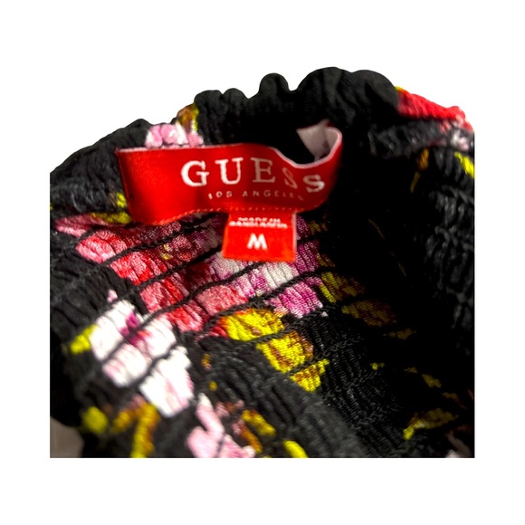 GUESS Floral Off- Shoulder Maxi Dress SZ M - Picture 7 of 9